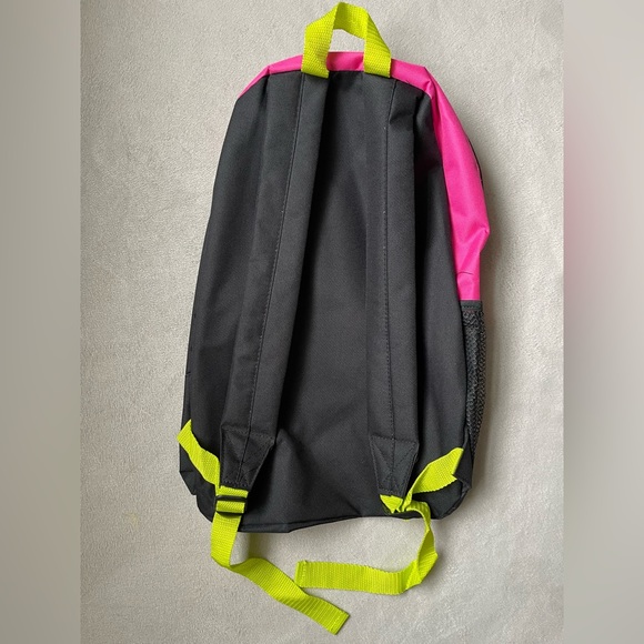 NEW 7pc Urban Sport Backpack Book Bag Heritage Collection Pink Neon Black Kids - Picture 9 of 10